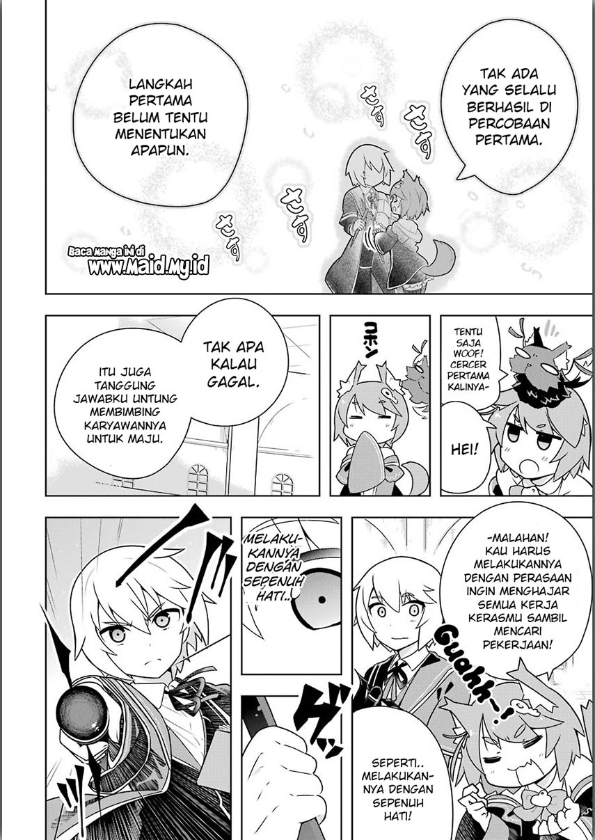 Wakamono no Kuro Mahou Hanare ga Shinkoku desu ga, Shuushoku shite Mitara Taiguu Iishi, Shachou mo Tsukaima mo Kawaikute Saikou desu Chapter 01 Gambar 29